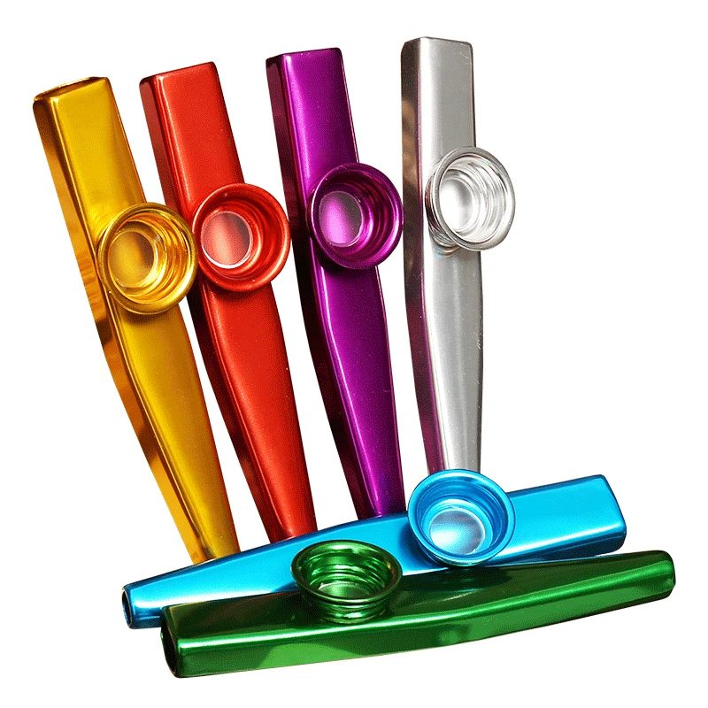 6 Pieces/lot Metal Kazoo Lightweight Portable For Beginner Flute Instrument Music Lovers Woodwind Instrument Simple Kazoo Flutes
6 Pieces/lot Metal Kazoo Lightweight Portable For Beginner Flute Instrument Music Lovers Woodwind Instrument Simple Kazoo Flutes
