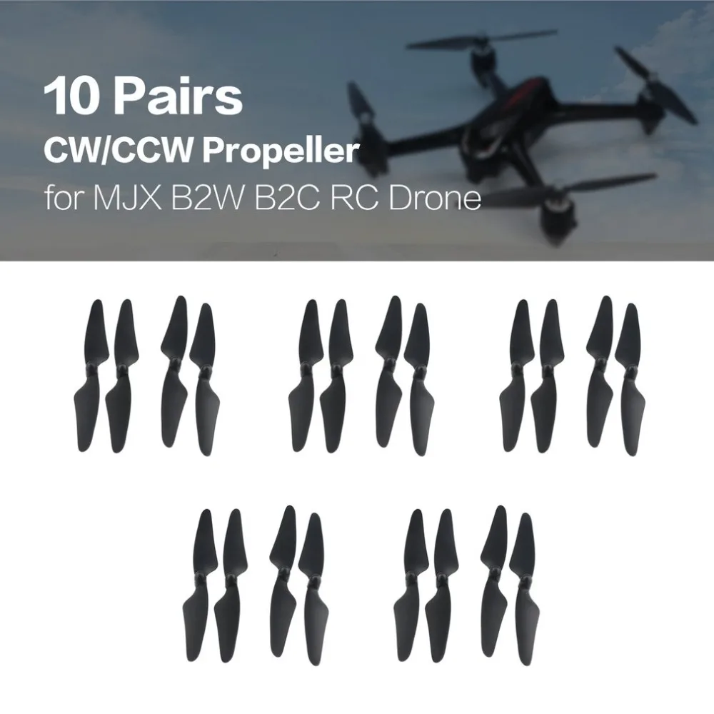 2/10 Pairs CW/CCW Propeller Spare Props Blade Spare Parts Set for MJX Bugs B2W B2C RC FPV Drone Quadcopter UAV Aircraft
2/10 Pairs CW/CCW Propeller Spare Props Blade Spare Parts Set for MJX Bugs B2W B2C RC FPV Drone Quadcopter UAV Aircraft