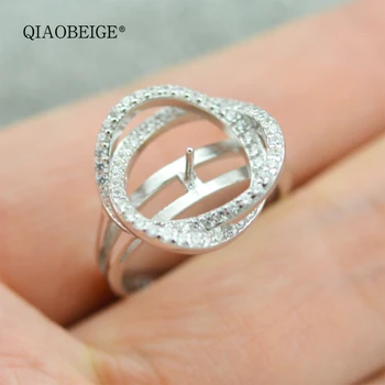 QIAOBEIG diy accessory fittings ziron ring mounting 925 silver bird nest open adjustable ring suitable for big pearl bead R3381
QIAOBEIG diy accessory fittings ziron ring mounting 925 silver bird nest open adjustable ring suitable for big pearl bead R3381