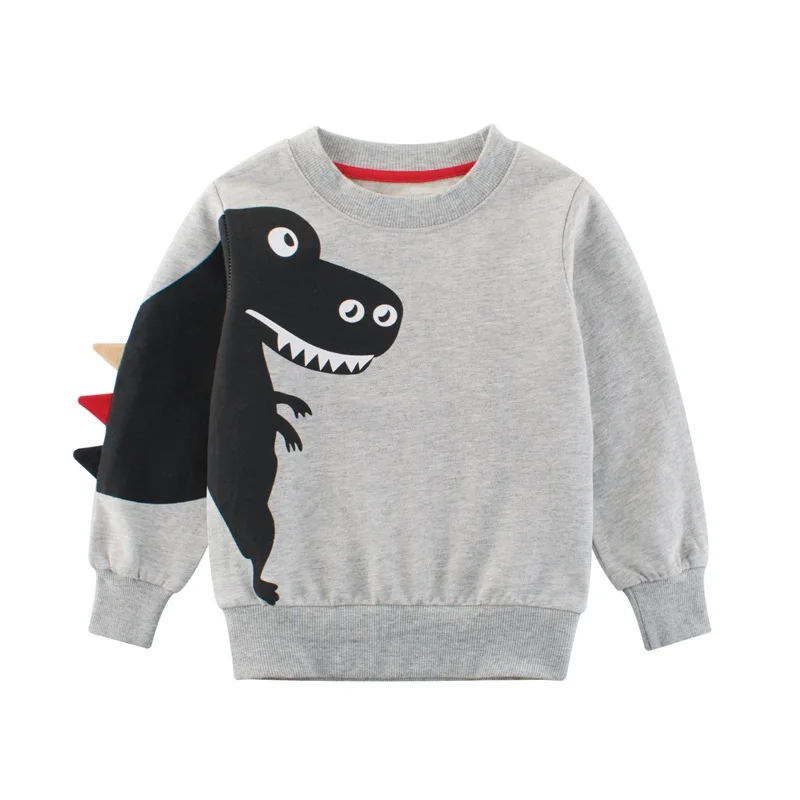 CROAL CHERIE Cartoon Print Baby Boys Dinosaur T Shirt For Spring Infant Kids Boys T-Shirts Clothes Cotton Toddler Clothes (1)