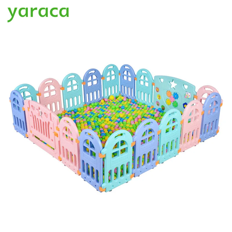 

Baby Playpen Fencing For Children Plastic Playpen for Baby Indoor Kids Plastic Fence Play Yard Safety Barriers For Children