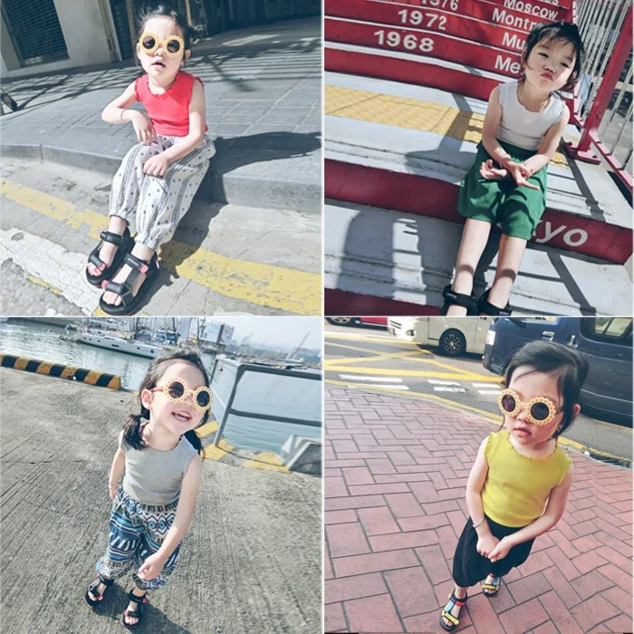 2019 New Baby Girl T-shirt Cotton Wood Ear Edge Crater With Short Sleeved Sleeveless Blouse Baby Girl Clothes T-shirt
2019 New Baby Girl T-shirt Cotton Wood Ear Edge Crater With Short Sleeved Sleeveless Blouse Baby Girl Clothes T-shirt