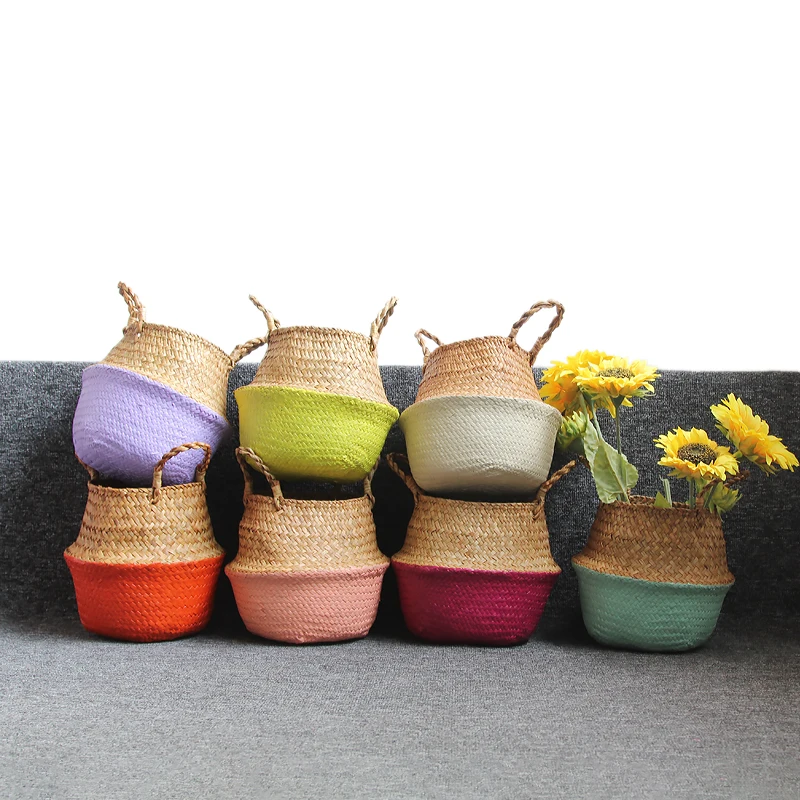 Seagrass Wickerwork Basket Rattan Foldable Hanging Flower Pot Planter Woven Dirty Laundry Hamper Storage Basket Holder Case
Seagrass Wickerwork Basket Rattan Foldable Hanging Flower Pot Planter Woven Dirty Laundry Hamper Storage Basket Holder Case