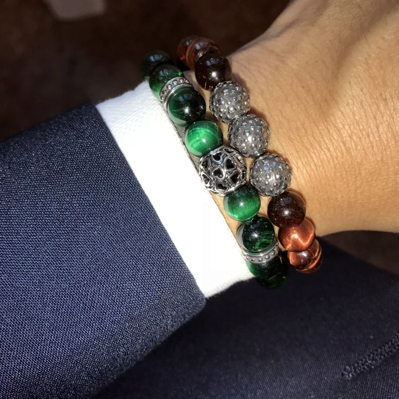 Bracelet men/stone beads/stainless steel/natural stone/charm/bracelets luxury fashion handmade 8mm tiger eye stone bracelets
Bracelet men/stone beads/stainless steel/natural stone/charm/bracelets luxury fashion handmade 8mm tiger eye stone bracelets