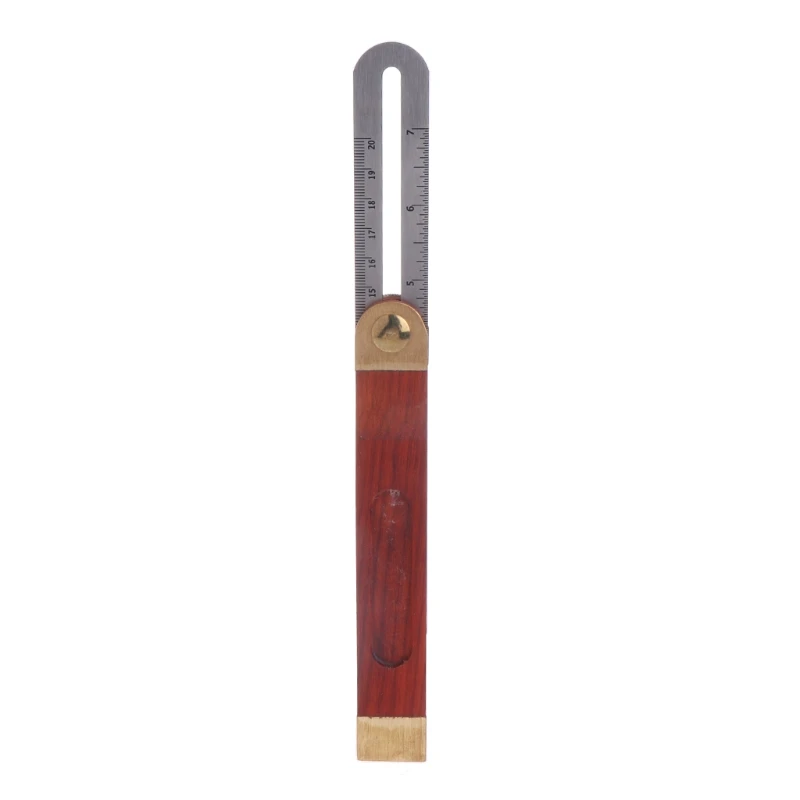 Angle Ruler Gauge Woodworking Sliding T Bevel Steel Blade Ruler with Wooden Handle Level Measuring Tool
Angle Ruler Gauge Woodworking Sliding T Bevel Steel Blade Ruler with Wooden Handle Level Measuring Tool