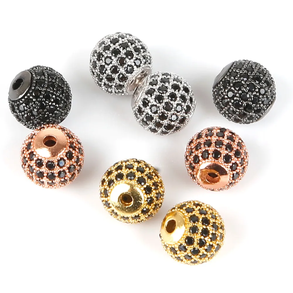 10mm Round Ball CZ Beads DIY Metal Bead Brass Micro Pave Cubic Zirconia Spacer Bead Charms for Bracelet Making
10mm Round Ball CZ Beads DIY Metal Bead Brass Micro Pave Cubic Zirconia Spacer Bead Charms for Bracelet Making