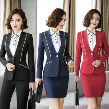 IZICFLY New Business Spring Clothes For Ladies Office Uniform Blazer Work Suit Styles Formal Suits For Women Skirt Big Size 4XL
IZICFLY New Business Spring Clothes For Ladies Office Uniform Blazer Work Suit Styles Formal Suits For Women Skirt Big Size 4XL