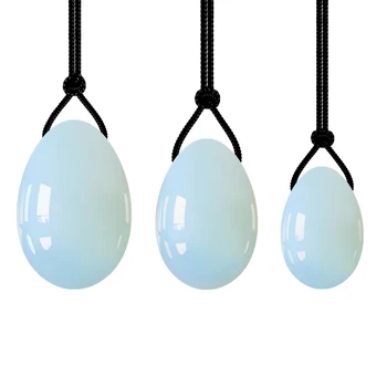 Drop Shipping Opal Yoni Eggs Set Crystal Kegel Exerciser Tightening Vaginal Natural Stone Jade Egg Drilled Eggs Massage
Drop Shipping Opal Yoni Eggs Set Crystal Kegel Exerciser Tightening Vaginal Natural Stone Jade Egg Drilled Eggs Massage