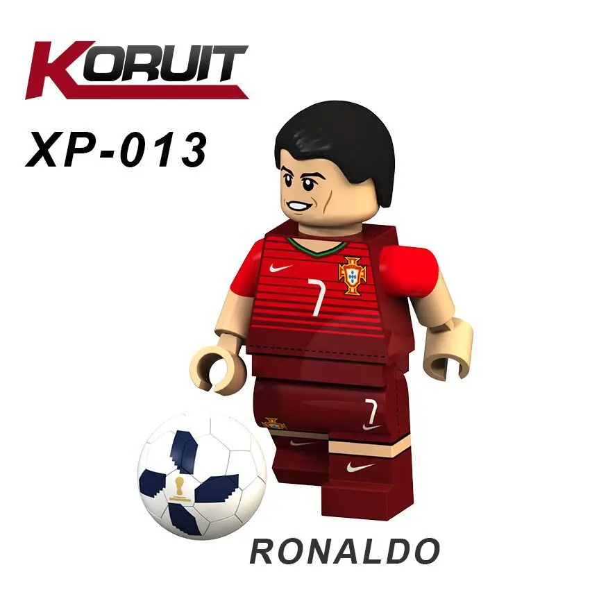 Single Sale XP013 Portugal Famous Football Player Cristiano Ronaldo Building Blocks DIY Toys for Children Legoing figures gifts
Single Sale XP013 Portugal Famous Football Player Cristiano Ronaldo Building Blocks DIY Toys for Children Legoing figures gifts