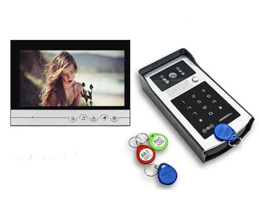 XINSILU New Arrival 9" Video Door Phone Touch Key Monitor IR FRID Camera, Intercom Doorbell Home Security Video System 1V1
XINSILU New Arrival 9" Video Door Phone Touch Key Monitor IR FRID Camera, Intercom Doorbell Home Security Video System 1V1