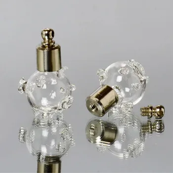100pcs Empty SCREW CAP cute pig shape glass vial pendant Miniature Wishing perfume oil Bottle clear charm name on rice art craft
100pcs Empty SCREW CAP cute pig shape glass vial pendant Miniature Wishing perfume oil Bottle clear charm name on rice art craft