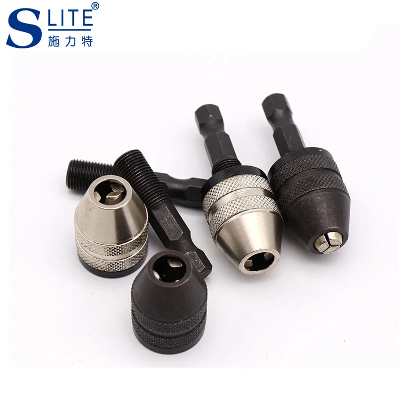 Slite Three Jaw Converter Chuck 0.3-6.5mm Six Corner Handle Push Pull Chuck Alloy Dremel Bit
Slite Three Jaw Converter Chuck 0.3-6.5mm Six Corner Handle Push Pull Chuck Alloy Dremel Bit