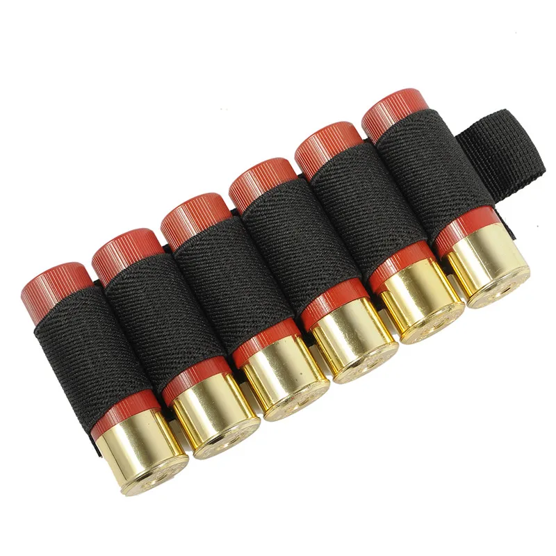 5/6 Round Shotgun Shell Holder Buttstock Elastic 12GA Ammo Holster Pouch Tactical Bullet Cartridge Hunting Pouches
5/6 Round Shotgun Shell Holder Buttstock Elastic 12GA Ammo Holster Pouch Tactical Bullet Cartridge Hunting Pouches