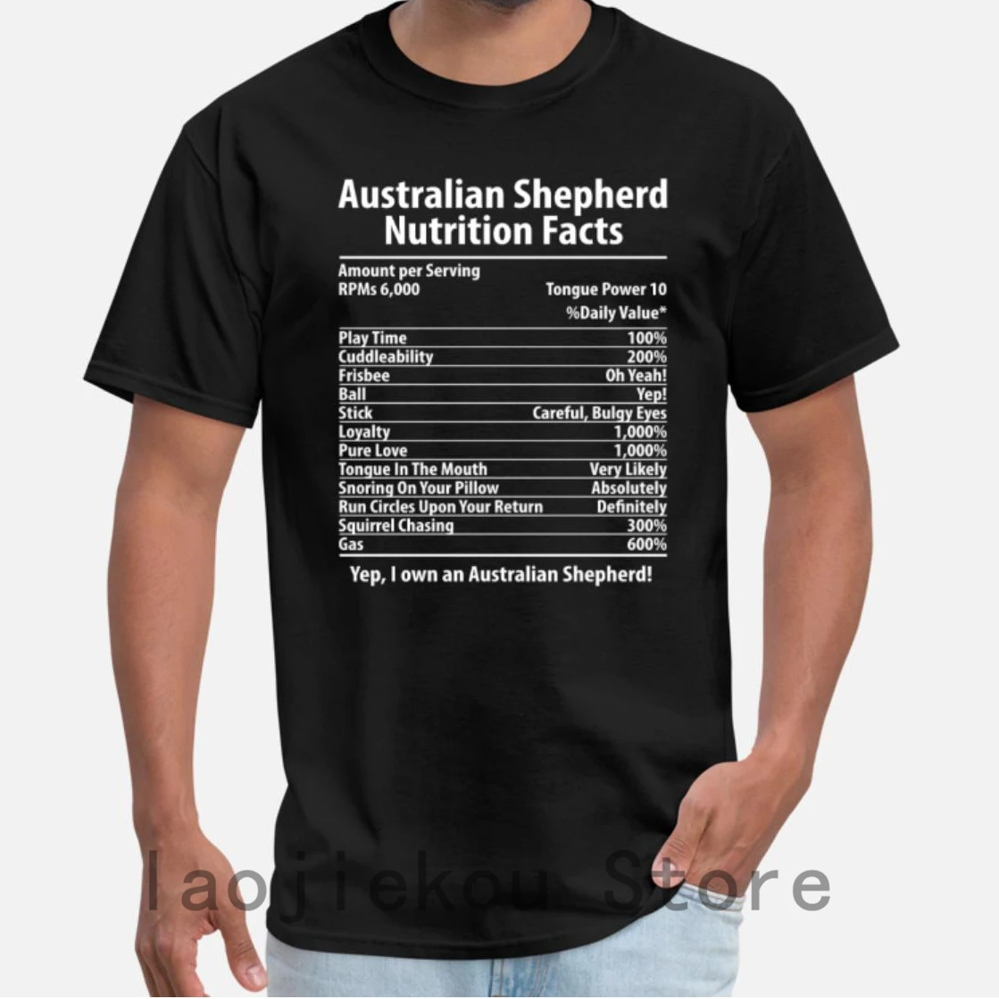 2019 Summer Funny Print Men T shirt Women Cool T-Shirts australian shepherd dog nutrition facts shirts Unisex New Fashion tshirt
2019 Summer Funny Print Men T shirt Women Cool T-Shirts australian shepherd dog nutrition facts shirts Unisex New Fashion tshirt
