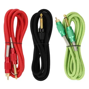3 Colors 1.8m Tattoo Alloy Straight RCA Connector Clip Cords for Tattoo Pen Machines Tattoo Supply Make Up Machine
3 Colors 1.8m Tattoo Alloy Straight RCA Connector Clip Cords for Tattoo Pen Machines Tattoo Supply Make Up Machine