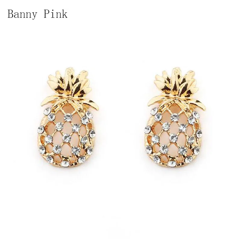 Cute Alloy Pineapple Studs Earrings For Girls Romantic Crystal Post Earring Fashion Jewelry Chunky Metal Studs Earring Pendietes
Cute Alloy Pineapple Studs Earrings For Girls Romantic Crystal Post Earring Fashion Jewelry Chunky Metal Studs Earring Pendietes