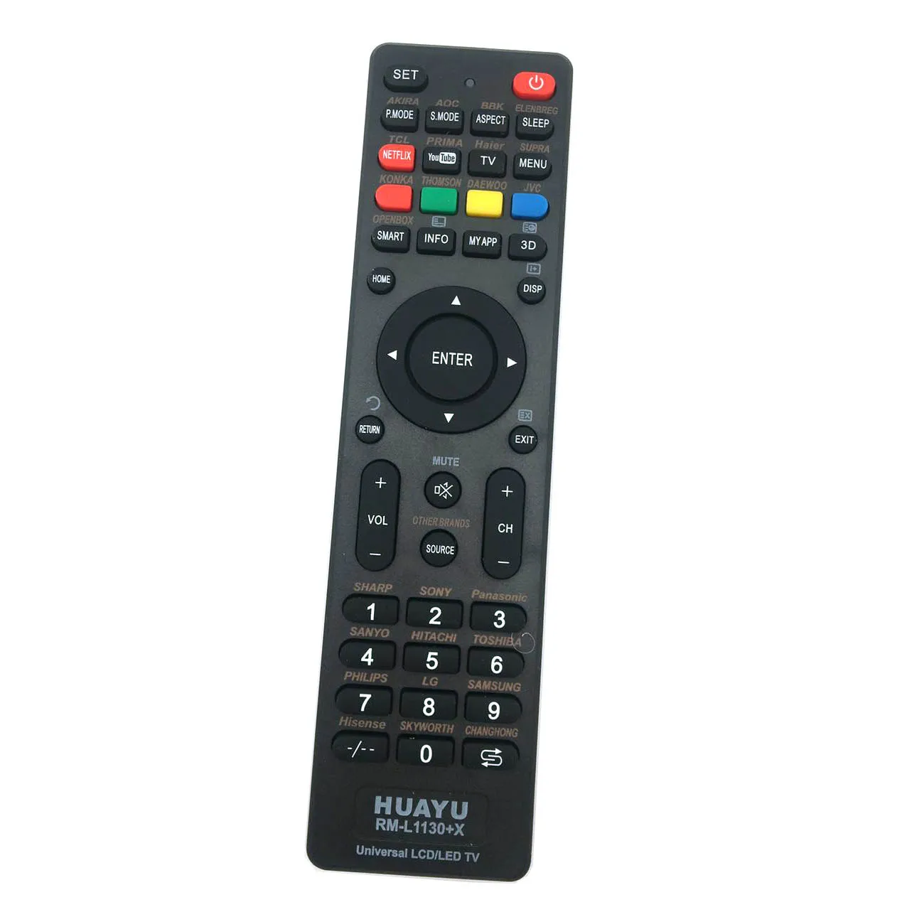 Universal TV Remote Control Replacement for ROLSEN ER-31607R RC1994907-01 RC198 81E829 81E503 ORION OPENBOX-1253 MTV-1914LW
Universal TV Remote Control Replacement for ROLSEN ER-31607R RC1994907-01 RC198 81E829 81E503 ORION OPENBOX-1253 MTV-1914LW