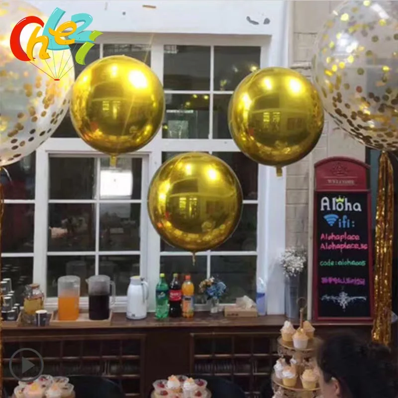 1pc Silver Rose Gold 4D Round Foil Balloons Bridal Shower Wedding Birthday Party Decoration Helium Inflatable Air Balloons Toys
1pc Silver Rose Gold 4D Round Foil Balloons Bridal Shower Wedding Birthday Party Decoration Helium Inflatable Air Balloons Toys