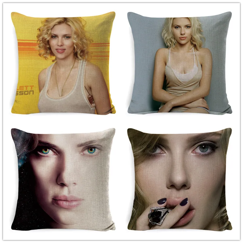 Scarlett Johansson Cushion Cover Black Widow Hero Avengers 4 Pillow Cover Thin Linen Cotton Bed Bedroom Sofa Decorative Cushion
Scarlett Johansson Cushion Cover Black Widow Hero Avengers 4 Pillow Cover Thin Linen Cotton Bed Bedroom Sofa Decorative Cushion