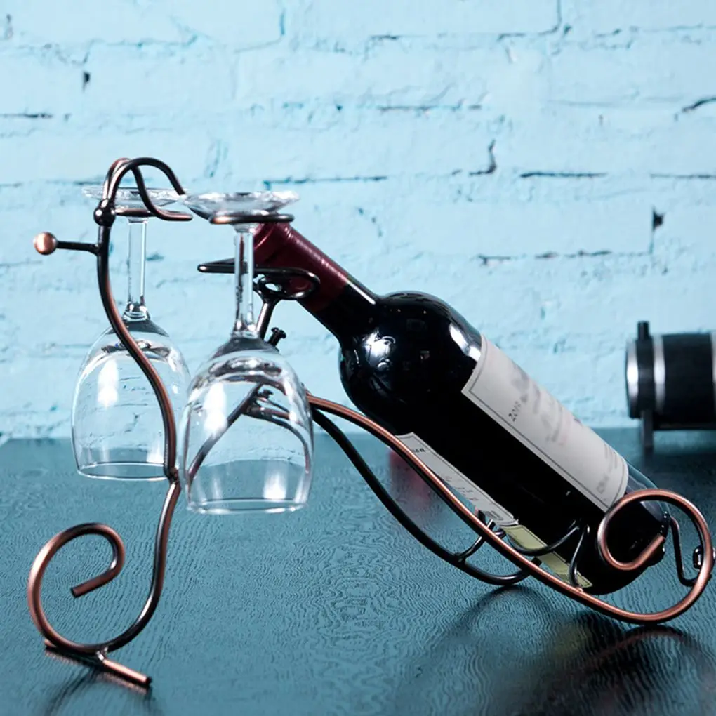 Retro Bicycle Design Wine Holder Bronze Iron Rack Metal Red Wine Bottle Holder for Home Bar
Retro Bicycle Design Wine Holder Bronze Iron Rack Metal Red Wine Bottle Holder for Home Bar