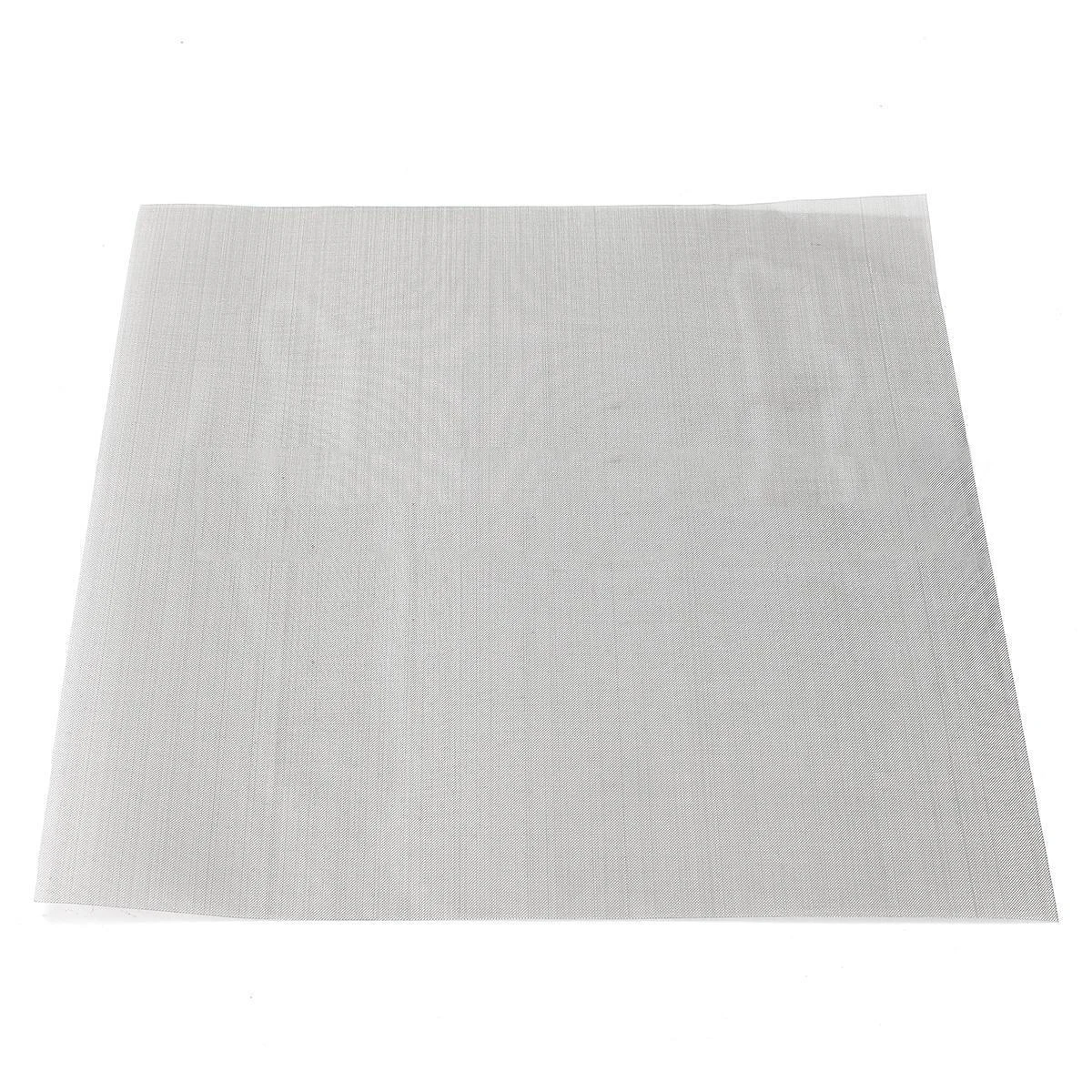 1pc 60 Mesh Woven Wire Cloth Screen Filtration 304 Stainless Steel 30x30cm with High Temperature Resistance