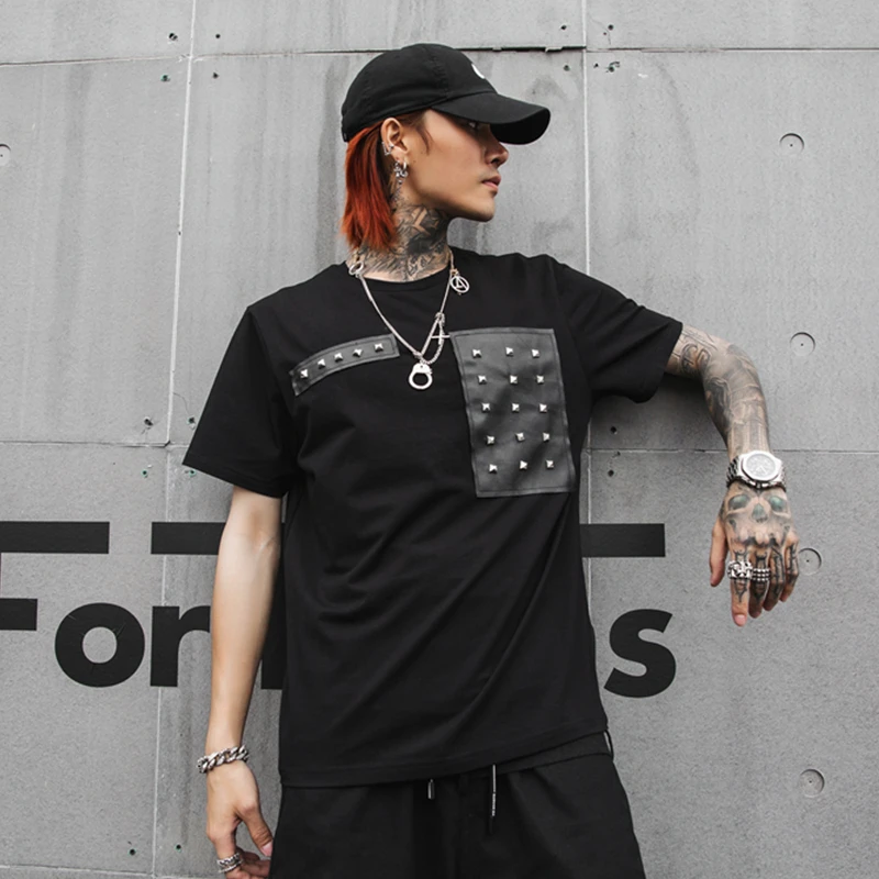 t-shirt 2019 Man Round Neck Rivet Short Thin Sleeve Pity Dark A streetwear Night Shop Youth Leisure Black Time tops Japan Style
t-shirt 2019 Man Round Neck Rivet Short Thin Sleeve Pity Dark A streetwear Night Shop Youth Leisure Black Time tops Japan Style