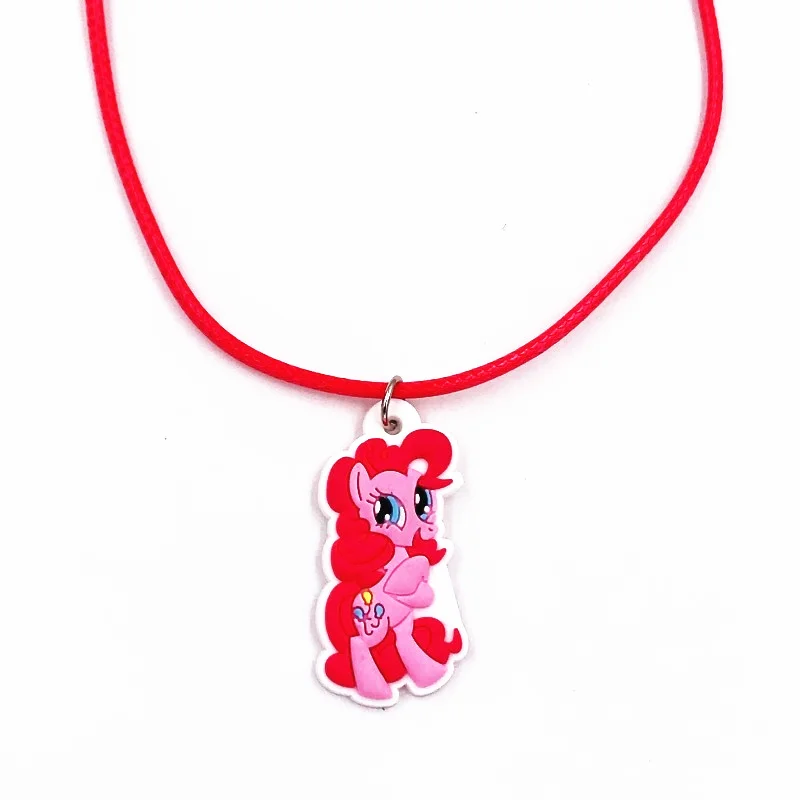 1PCS My Little Poni Icon PVC Pendant Jewelry Girls Pink Personality Unicorn leather Rope Lobster Clasps Necklack
1PCS My Little Poni Icon PVC Pendant Jewelry Girls Pink Personality Unicorn leather Rope Lobster Clasps Necklack