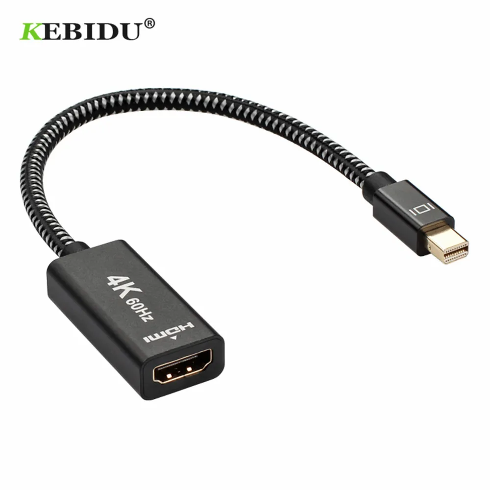 4K 60HZMini DisplayPort Display Port DP to HDMI Cable Male to Female Adapter Mini DisplayPort for MacBook Air 13 Surface Pro 4
4K 60HZMini DisplayPort Display Port DP to HDMI Cable Male to Female Adapter Mini DisplayPort for MacBook Air 13 Surface Pro 4
