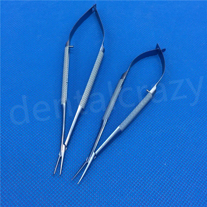 16CM/13.5CM Barraquer Needle Holder Without lock curved Ophthalmic surgical instrument
16CM/13.5CM Barraquer Needle Holder Without lock curved Ophthalmic surgical instrument