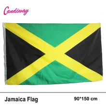 BANNER FLAG JAMAICAN OUTDOOR Festival/home-Decoration 3x5-Ft COUNTRY BIG Fashion NEW
