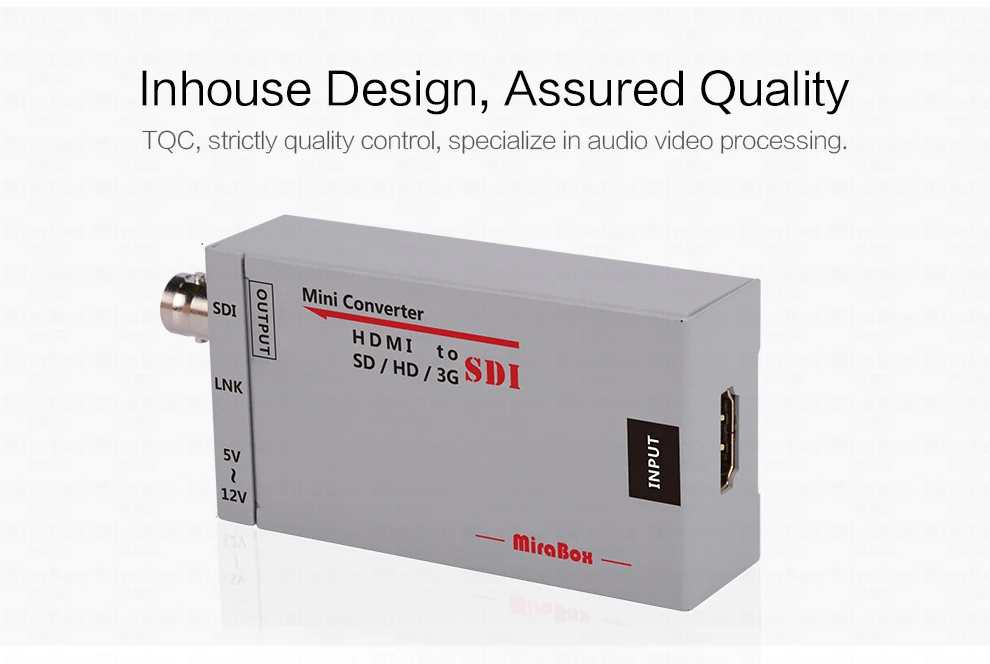 Mini 3g HDMI To SDI Converter Full HD 1080P HDMI to SDI Adapter Video Converter with Power Adapter for Driving HDMI Monitors (6)