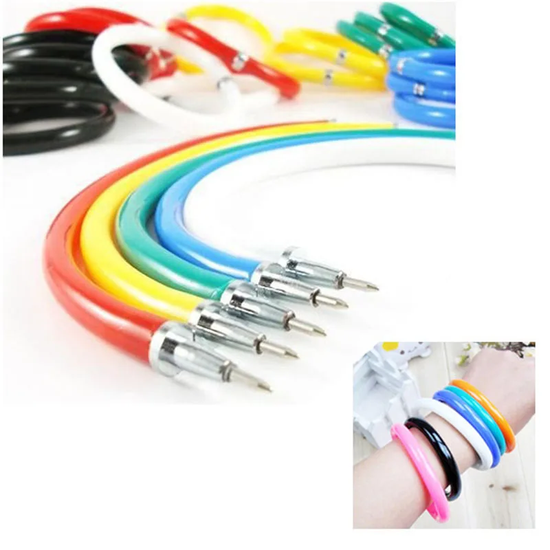 2pcs/lot Bracelet flexible Soft Plastic Bangle Wristlet Circlet Ballpoint pen stylo pennen boligrafos kugelschreiber 03666
2pcs/lot Bracelet flexible Soft Plastic Bangle Wristlet Circlet Ballpoint pen stylo pennen boligrafos kugelschreiber 03666