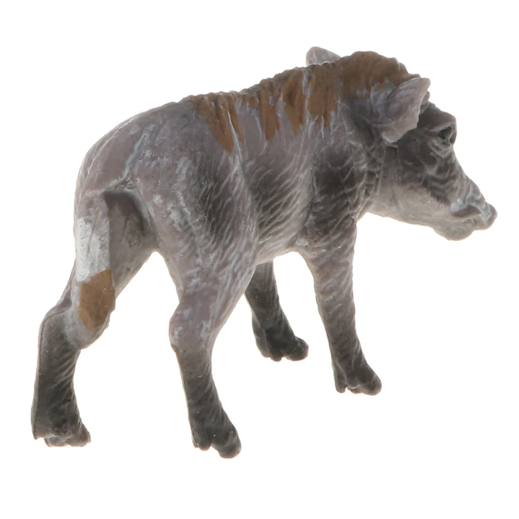 Plastic Realistic Wildlife Jungle Forest Animals Boar Action Figure Toys Playset, Eduactional Toys For Kids Toddler Collectibles