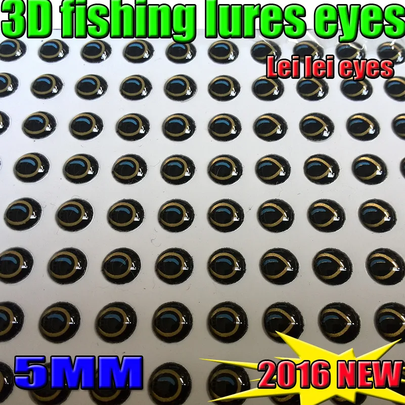 2016 the best new products 3d the bright color Lei lei eyes fishing eyes size:5MM quantity:500pcs/lot special eyes
2016 the best new products 3d the bright color Lei lei eyes fishing eyes size:5MM quantity:500pcs/lot special eyes