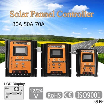 Charge controller 12V 24V 30A 50A 70A Solar Charge Controller Solar Panel Battery Regulator Dual USB LCD Display Mar28
Charge controller 12V 24V 30A 50A 70A Solar Charge Controller Solar Panel Battery Regulator Dual USB LCD Display Mar28