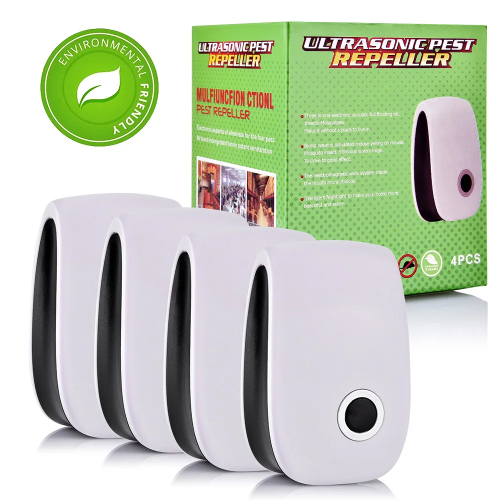 4pcs Ultrasonic Electronic Pest Control Rodent Rat Mouse Repeller Mice Mouse Repellent Anti Mosquito Mouse Repeller EU Plug
4pcs Ultrasonic Electronic Pest Control Rodent Rat Mouse Repeller Mice Mouse Repellent Anti Mosquito Mouse Repeller EU Plug