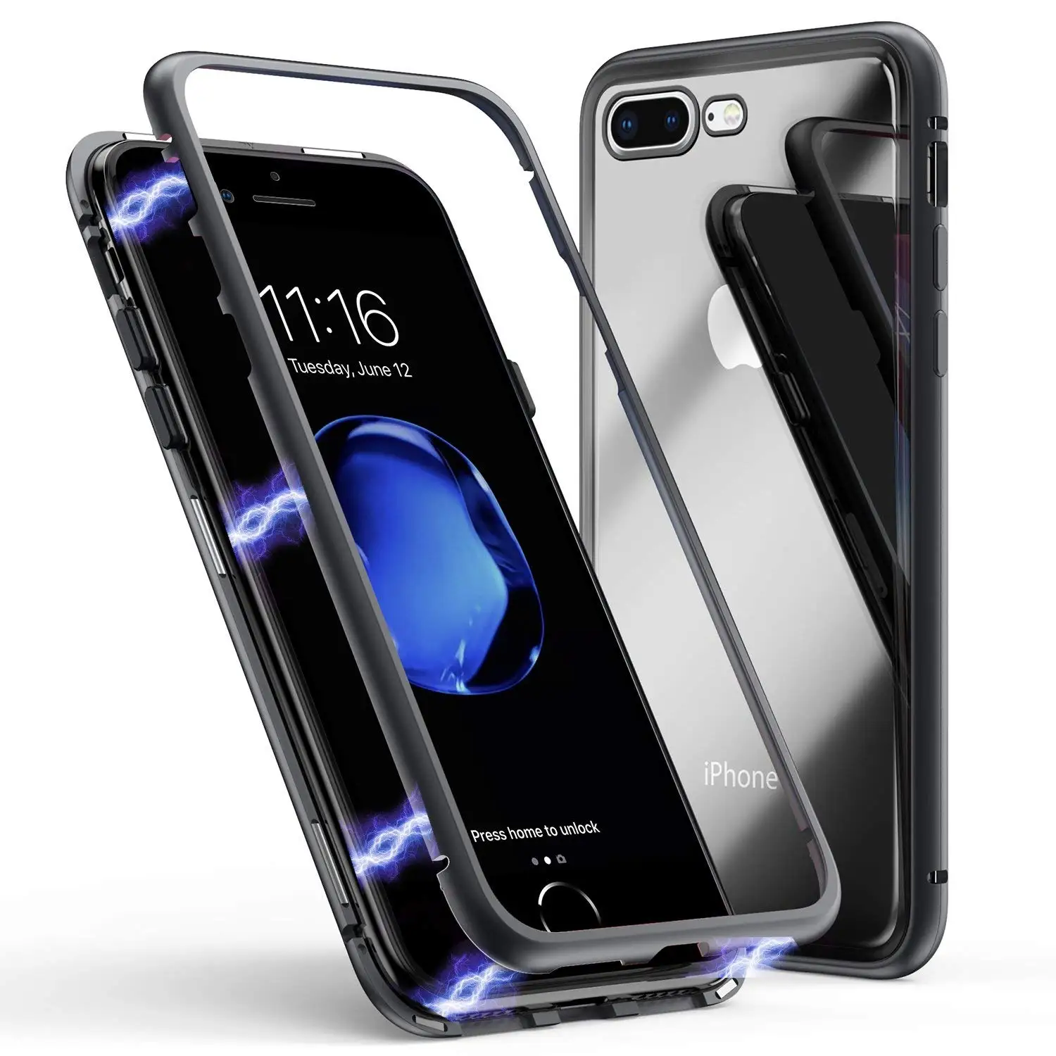 YINGHUI Ultra Magnetic Adsorption Phone Case For iPhone X 10 8 7 6 6S S Plus Luxury Metal Absorption Back Glass Cover Flip Case
YINGHUI Ultra Magnetic Adsorption Phone Case For iPhone X 10 8 7 6 6S S Plus Luxury Metal Absorption Back Glass Cover Flip Case