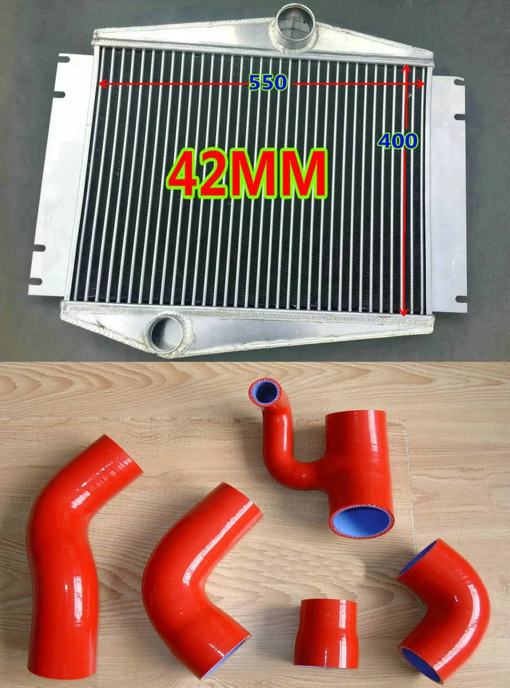 

Aluminum Turbo Intercooler & BOOST PIPE For Volvo 850 Series Volvo S70 V70 C70 P80/LS/LW T-5/T-5R R GLT 2.3L 2.4L Silicone Hose