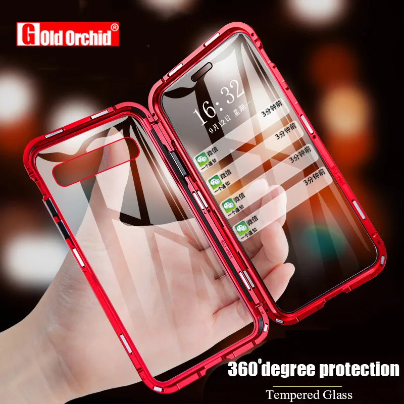 360 Full Coverage Metal Magnetic Case for Samsung Galaxy S8 S9 Plus S10 Plus S10E Note 8 9 A50 Tempered Glass Back Case Cover
360 Full Coverage Metal Magnetic Case for Samsung Galaxy S8 S9 Plus S10 Plus S10E Note 8 9 A50 Tempered Glass Back Case Cover