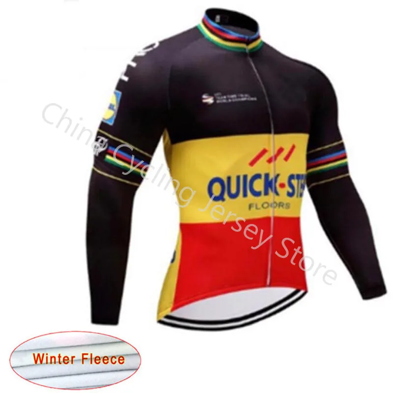 Quick step Winter Thermal Fleece Bicycle Long Sleeve Cycling Jersey Clothing Pro Team Outdoor Bike Clothing Ropa Ciclismo A08
Quick step Winter Thermal Fleece Bicycle Long Sleeve Cycling Jersey Clothing Pro Team Outdoor Bike Clothing Ropa Ciclismo A08