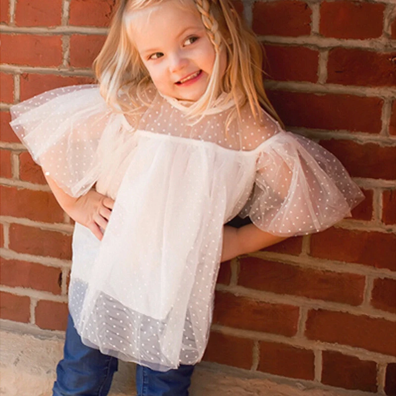 2018New Fashion Baby Girls Clothes Kids Toddler Lace Fly Sleeve Tops Blouses Pretty Girl Children Shirt Chiffon Summer Clothing
2018New Fashion Baby Girls Clothes Kids Toddler Lace Fly Sleeve Tops Blouses Pretty Girl Children Shirt Chiffon Summer Clothing