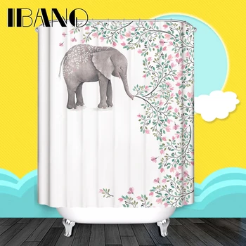 Cartoon Elephant Shower Curtain Pattern Customized Shower Curtain Waterproof Polyester Fabric Shower Curtain For Bathroom
Cartoon Elephant Shower Curtain Pattern Customized Shower Curtain Waterproof Polyester Fabric Shower Curtain For Bathroom