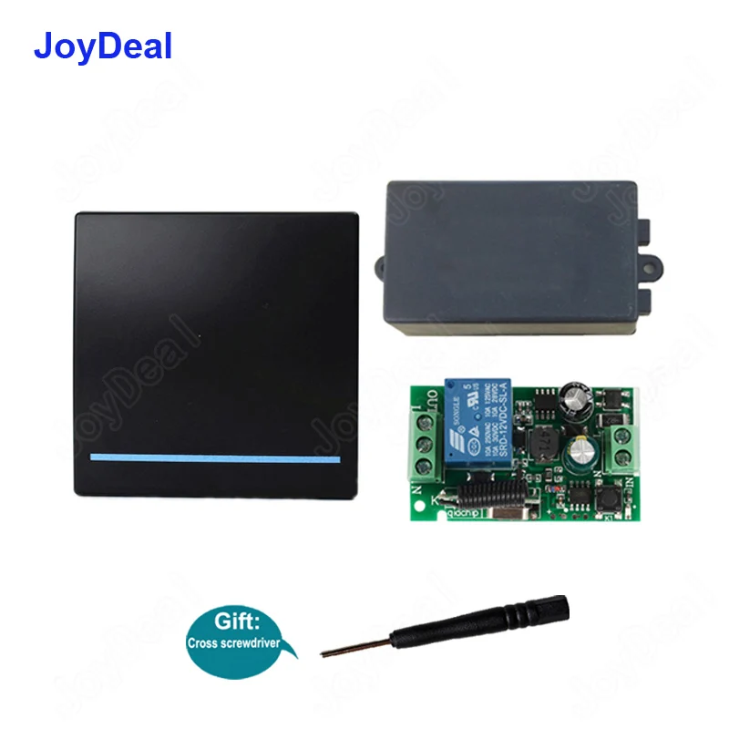 433Mhz Smart Home Stairway Wireless RF Remote Control Switch AC 110V 220V 1 Channel Receiver Wall Panel Bedroom Ceiling Lamp Led
433Mhz Smart Home Stairway Wireless RF Remote Control Switch AC 110V 220V 1 Channel Receiver Wall Panel Bedroom Ceiling Lamp Led