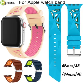 Silicone strap for apple watch band 42mm/38mm 44mm/40mm iwatch band sport bracelet Rubber watchband For apple watch 4/3/2/1 band
Silicone strap for apple watch band 42mm/38mm 44mm/40mm iwatch band sport bracelet Rubber watchband For apple watch 4/3/2/1 band