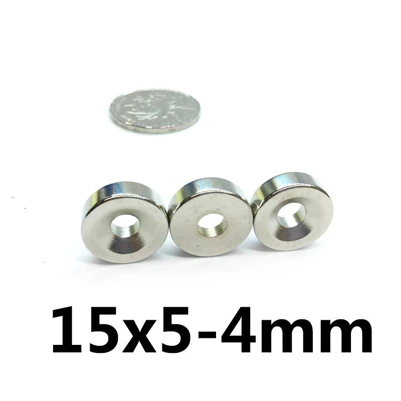 5pcs 15 x 5 mm hole 4 mm N35 super permanent round countersunk head magnetic ring magnet rare earth magnet strong
5pcs 15 x 5 mm hole 4 mm N35 super permanent round countersunk head magnetic ring magnet rare earth magnet strong