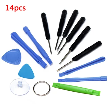 14 in 1 Mobile Cell Phone Screen Opening Repair Tools Screwdriver Plier Pry Disassemble Tools Set For Samsung iPhone 4 5 5s 6
14 in 1 Mobile Cell Phone Screen Opening Repair Tools Screwdriver Plier Pry Disassemble Tools Set For Samsung iPhone 4 5 5s 6