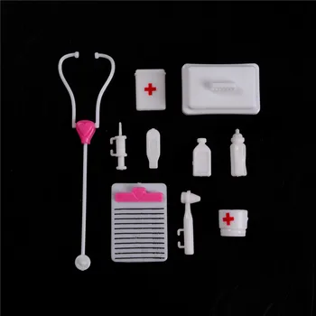 1set cute Doll Doll House Decoration Medical kit Supplies role play Pet Toys For barbie doll Baby Toys gift
1set cute Doll Doll House Decoration Medical kit Supplies role play Pet Toys For barbie doll Baby Toys gift