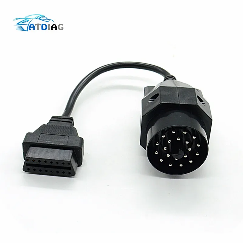 Hot sales OBD OBD II Adapter for BMW 20 pin to OBD2 16 PIN Female Connector e36 e39 X5 Z3 for BMW 20pin Newest Free Shipping
Hot sales OBD OBD II Adapter for BMW 20 pin to OBD2 16 PIN Female Connector e36 e39 X5 Z3 for BMW 20pin Newest Free Shipping
