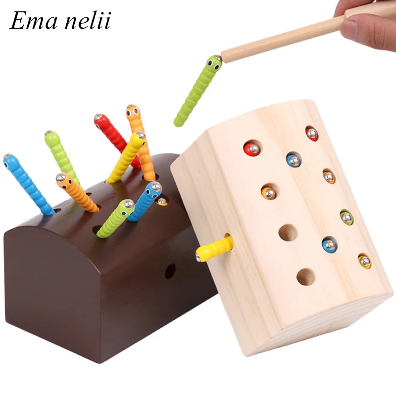 Baby Early Educational Learning Wooden Math Toys for Children Fun Magnetic Catching Insect Game Puzzle Desktop Toy Kids Gifts
Baby Early Educational Learning Wooden Math Toys for Children Fun Magnetic Catching Insect Game Puzzle Desktop Toy Kids Gifts