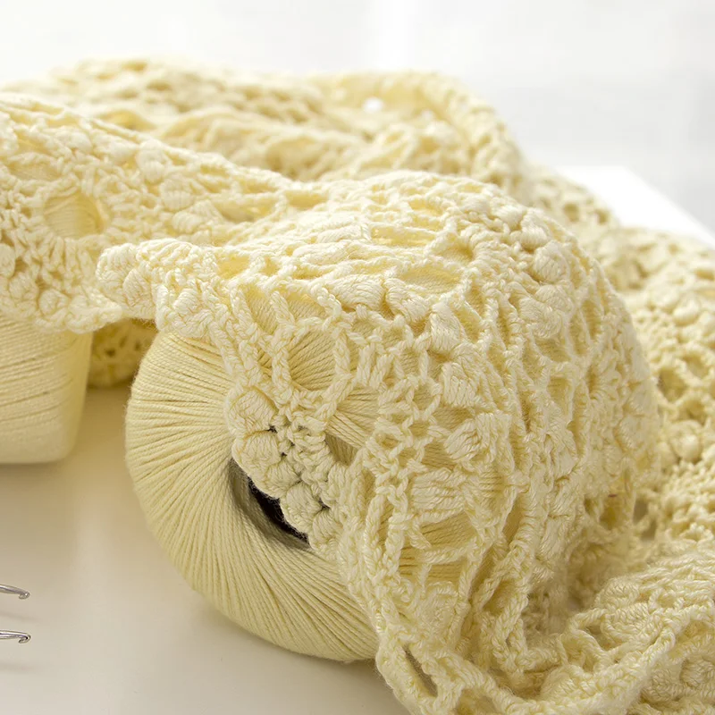 50g/ball 0.1CM Lace yarn crochet Yarn for hand knitting 100%Viscose Skincare Velvet Thin Crochet soft knitting thin thread
50g/ball 0.1CM Lace yarn crochet Yarn for hand knitting 100%Viscose Skincare Velvet Thin Crochet soft knitting thin thread